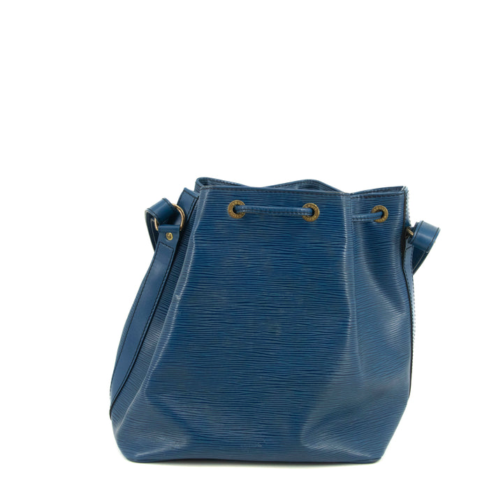 Louis Vuitton Blue Epi Leather Noe Bucket Bag #4663