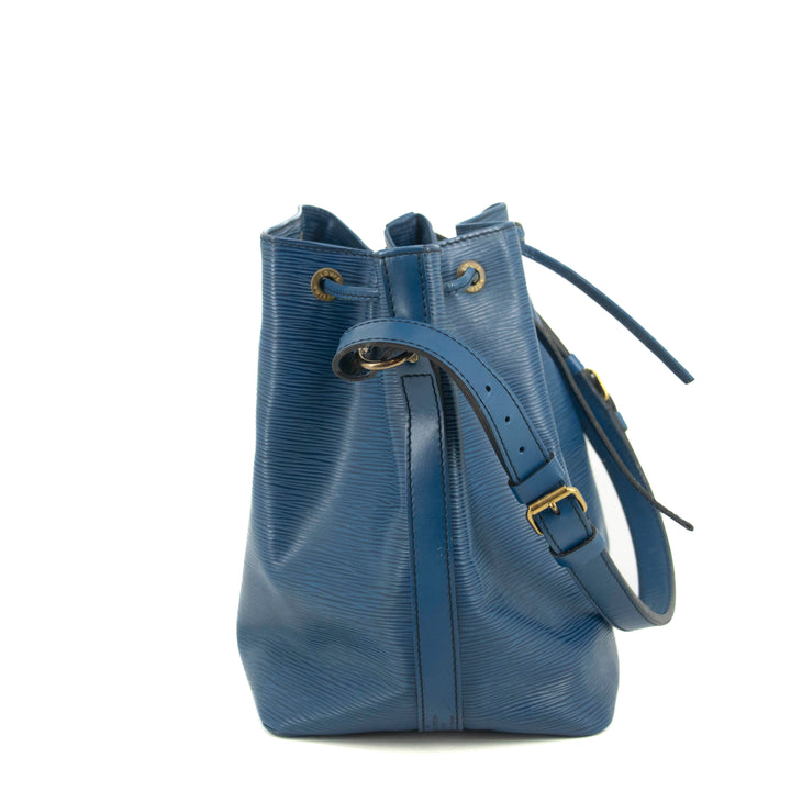 Louis Vuitton Blue Epi Leather Noe Bucket Bag #4663