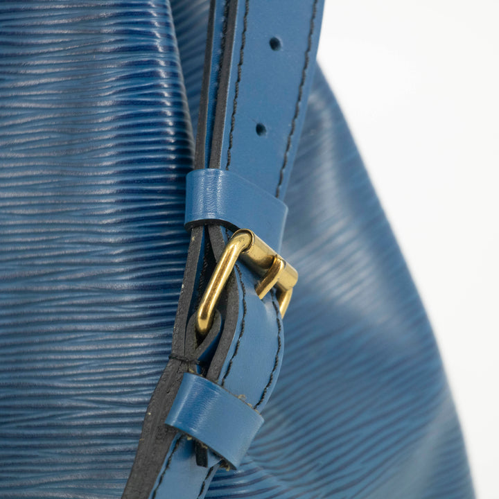 Louis Vuitton Blue Epi Leather Noe Bucket Bag #4663