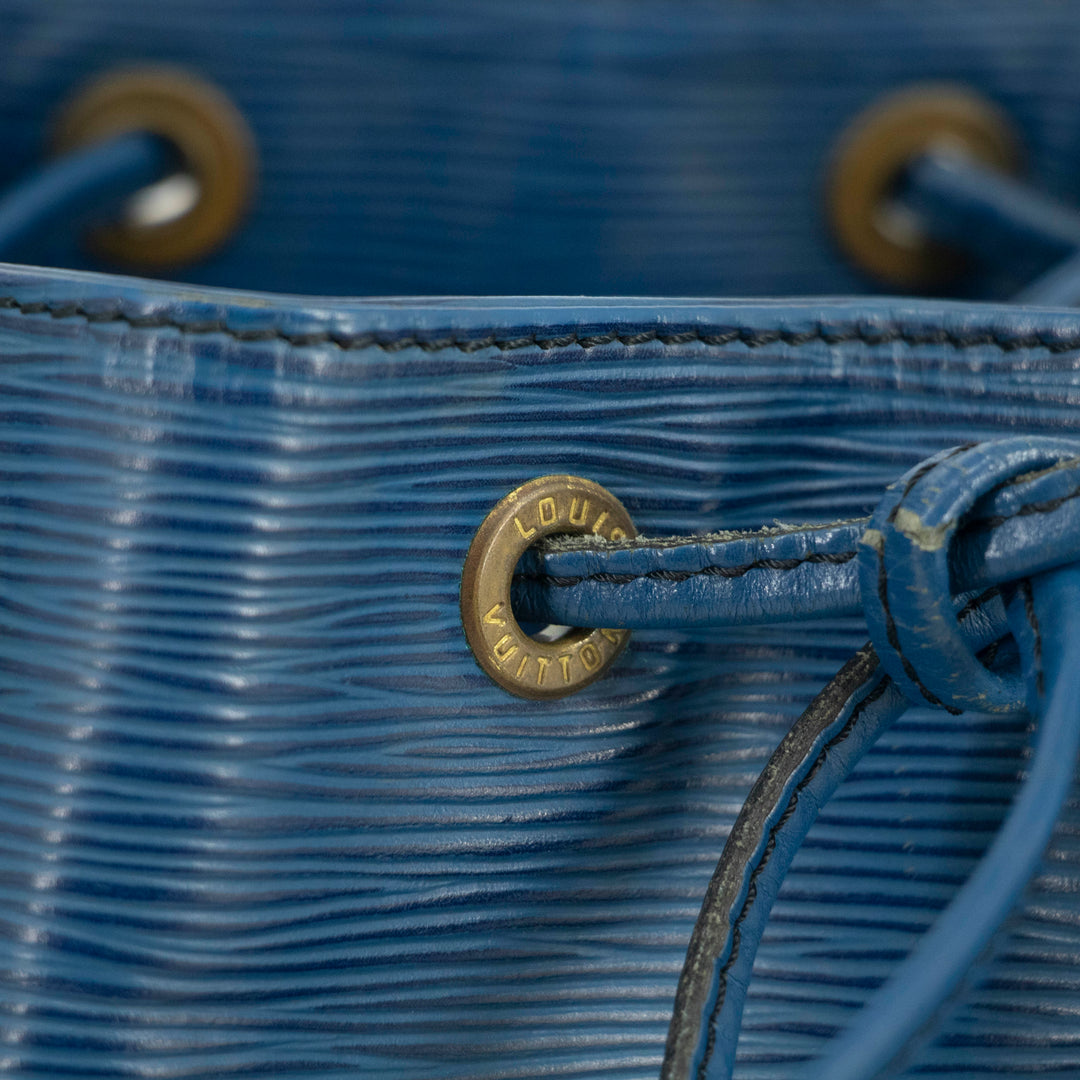 Louis Vuitton Blue Epi Leather Noe Bucket Bag #4663