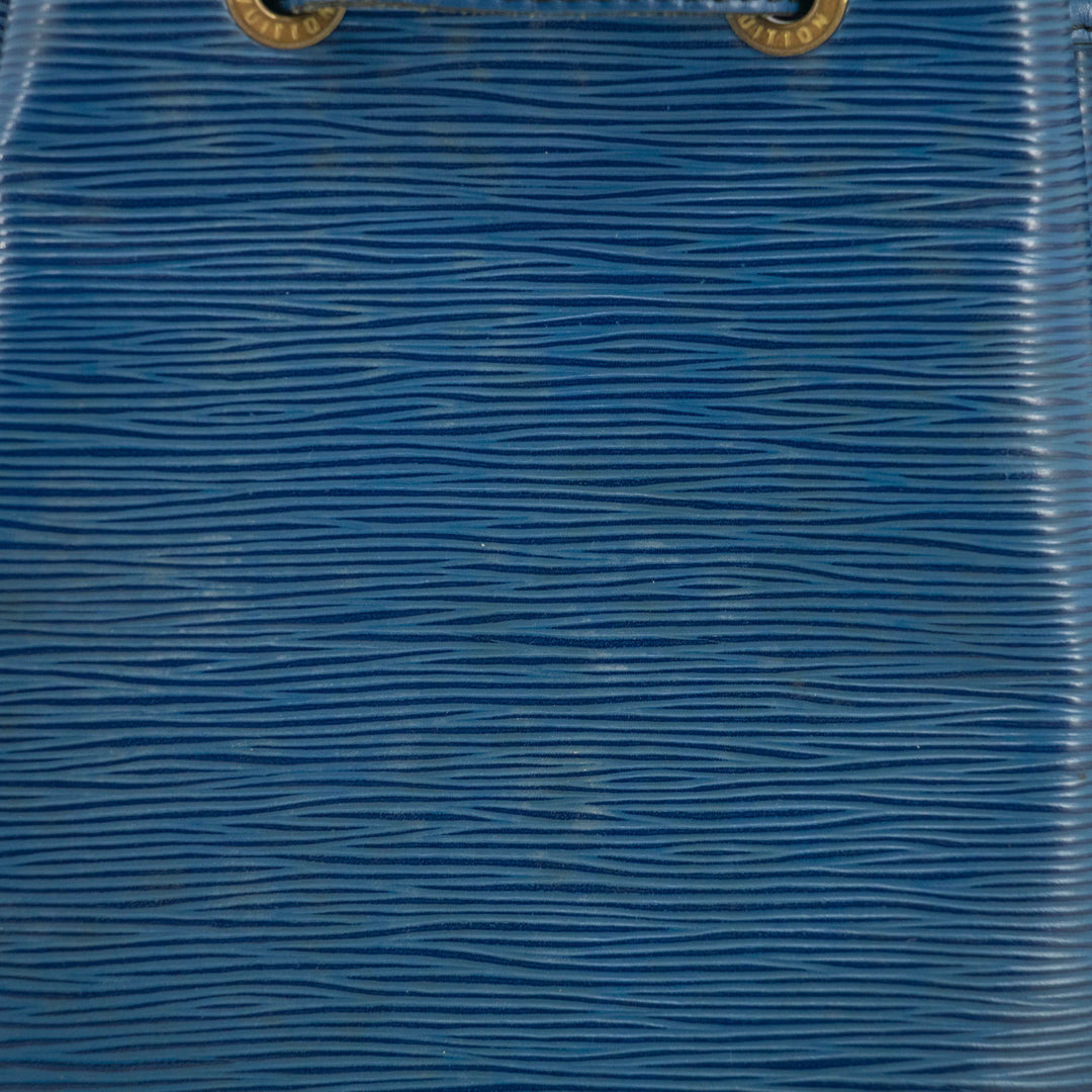 Louis Vuitton Blue Epi Leather Noe Bucket Bag #4663