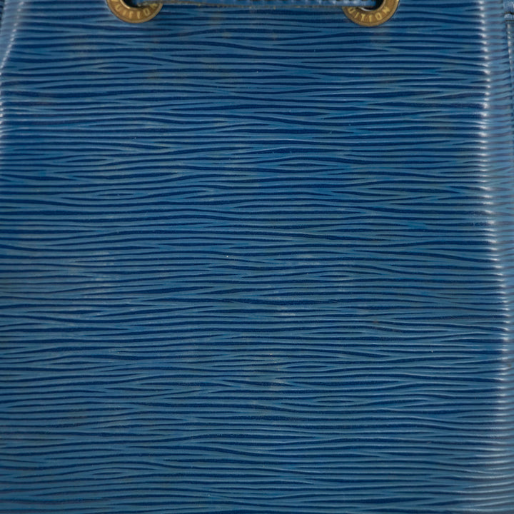 Louis Vuitton Blue Epi Leather Noe Bucket Bag #4663