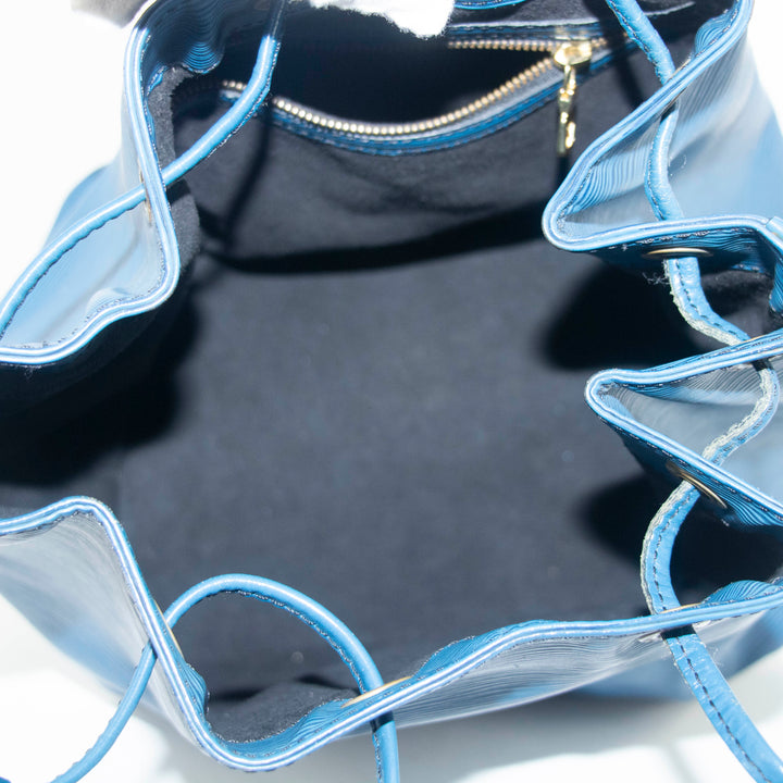 Louis Vuitton Blue Epi Leather Noe Bucket Bag #4663