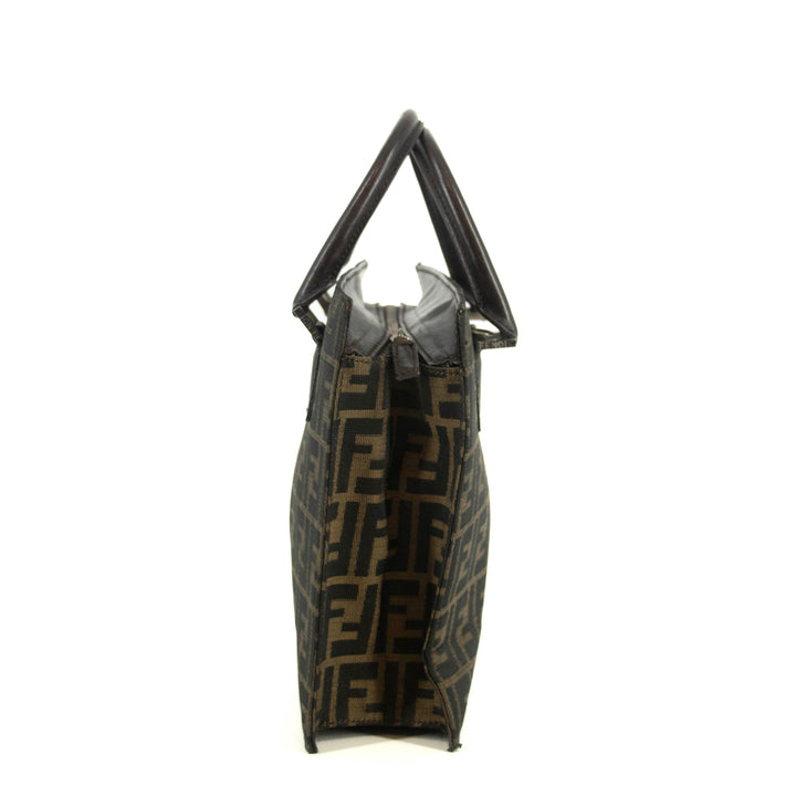 Fendi FF Zucca Canvas Brown Mini Tote Bag #4683