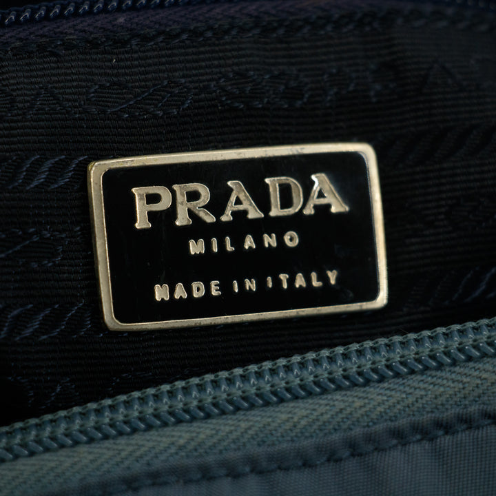 Prada Nylon Tessuto Blue Shoulder Bag #4685