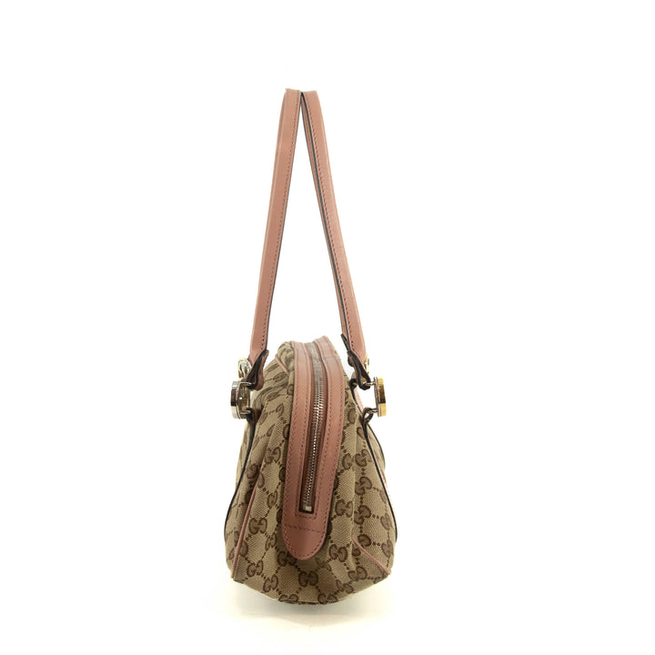 Gucci GG Canvas Beige Twins Boston Shoulder Bag #4694