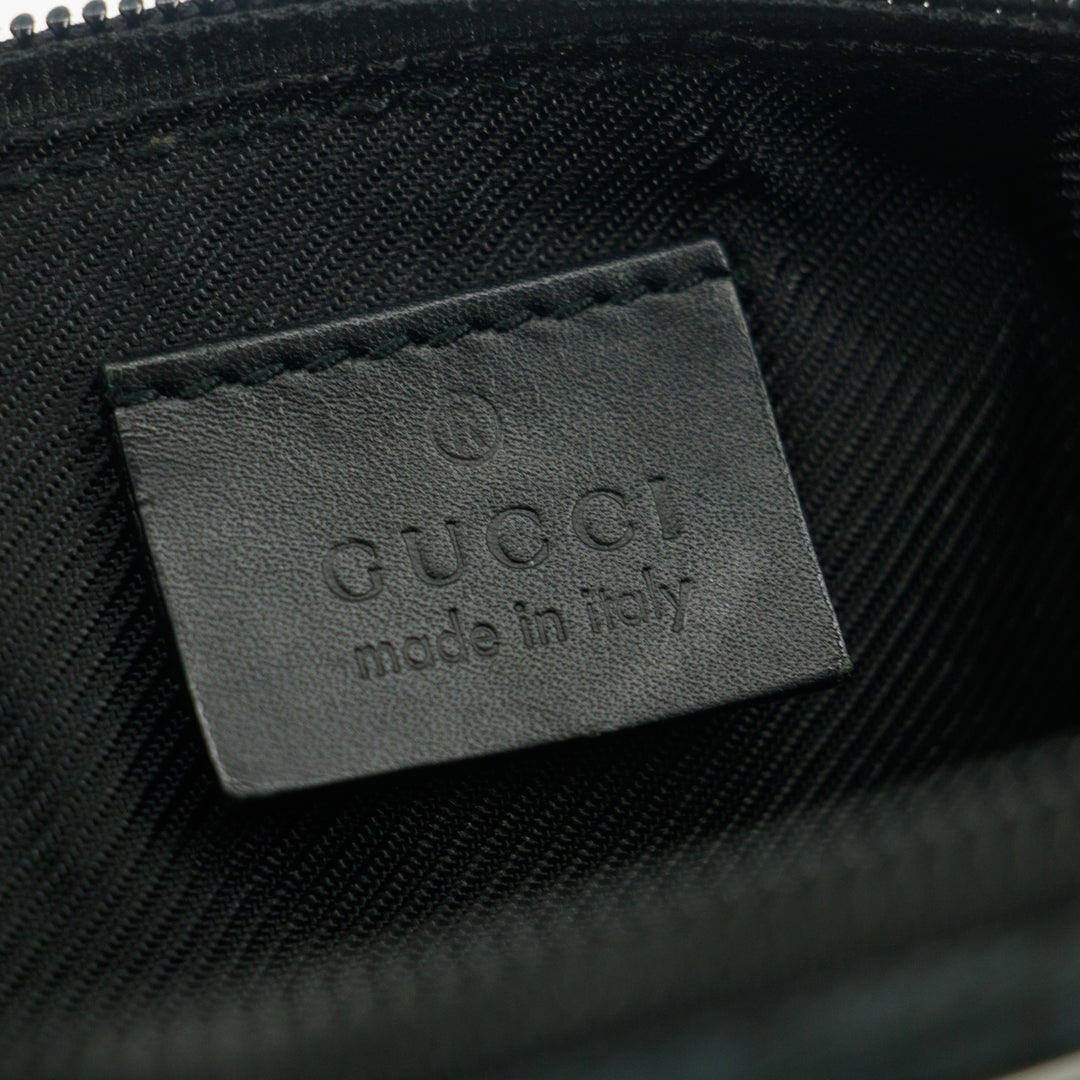 Gucci GG Canvas Black Boat Pochette Bag #4696
