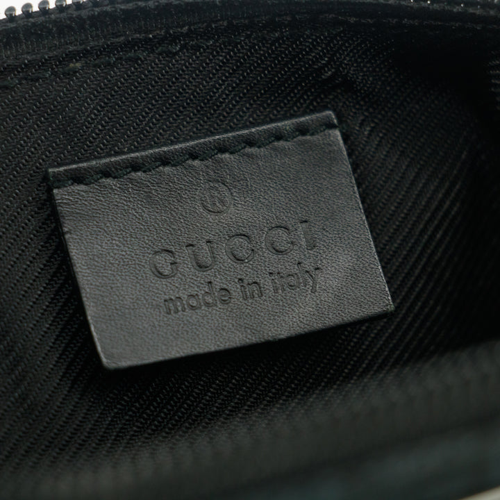 Gucci GG Canvas Black Boat Pochette Bag #4696