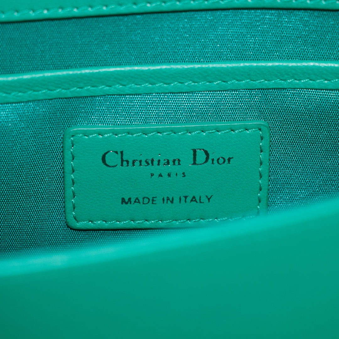 Christian Dior Green Cannage Pochette Shoulder Bag #4743