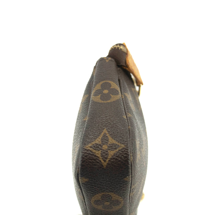 Louis Vuitton Monogram Canvas Brown Mini Pochette Accessories Clutch #4753