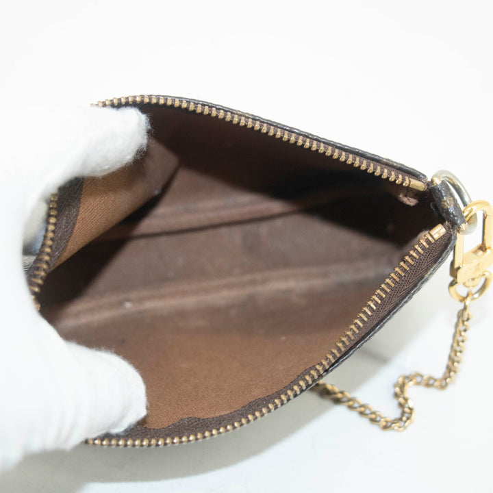 Louis Vuitton Monogram Canvas Brown Mini Pochette Accessories Clutch #4753