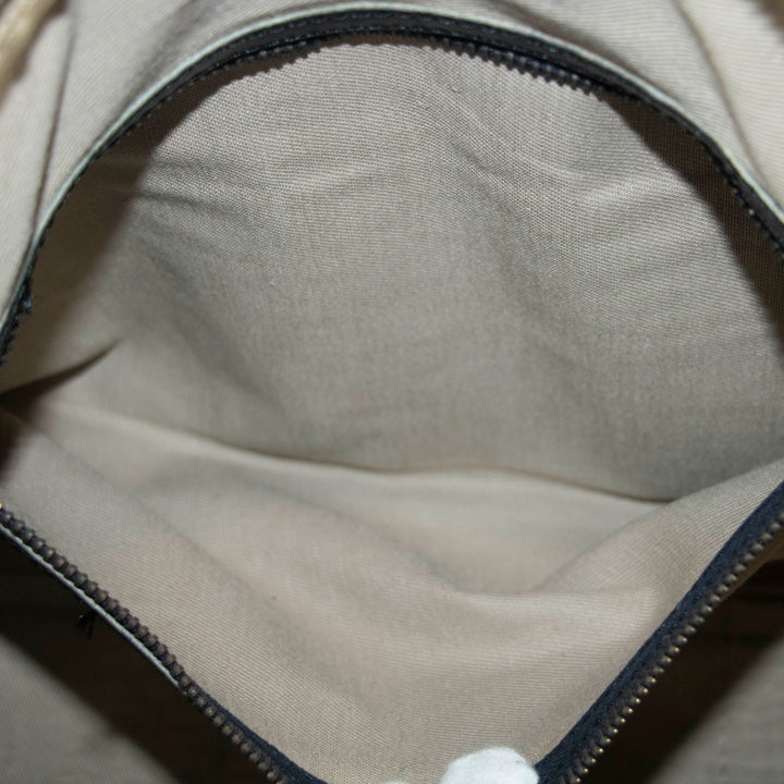 Christian Dior Blue Trotter Canvas Mini Boston Bag #4783