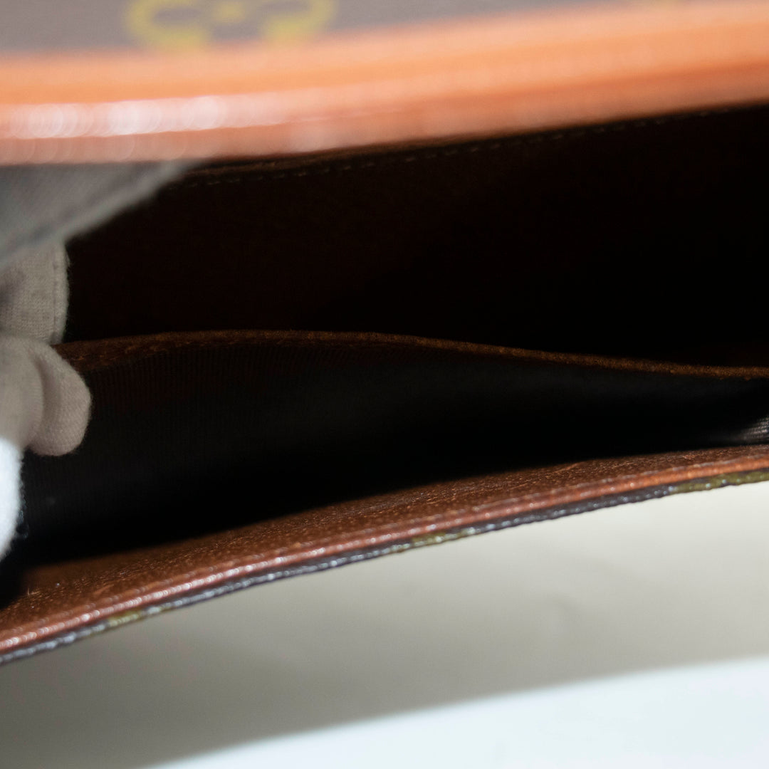 Louis Vuitton Monogram Canvas Brown Pochette Dame Clutch #5016