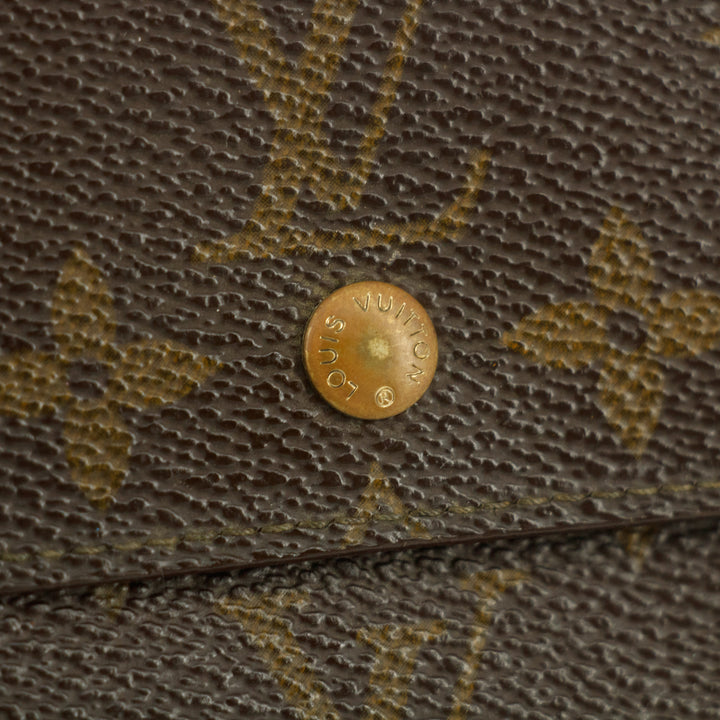 Louis Vuitton Monogram Canvas Elise Compact Wallet #5152