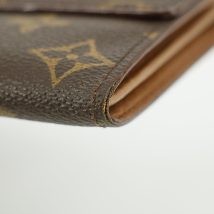 Lous Vuitton Monogram Canvas Sarah Long Wallet #5157