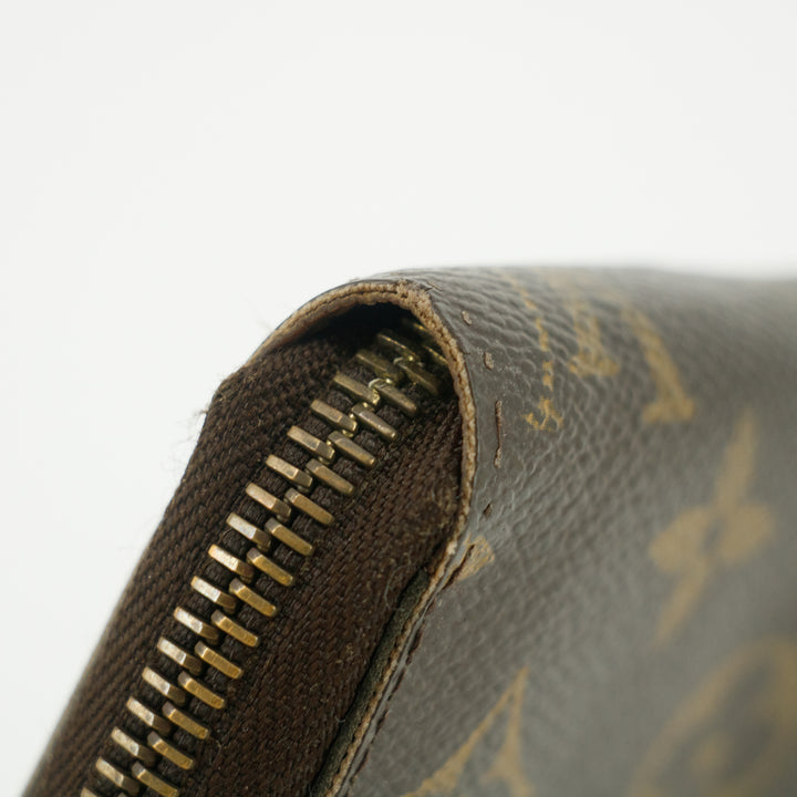 Louis Vuittion Monogram Canvas Zippy Wallet #5158