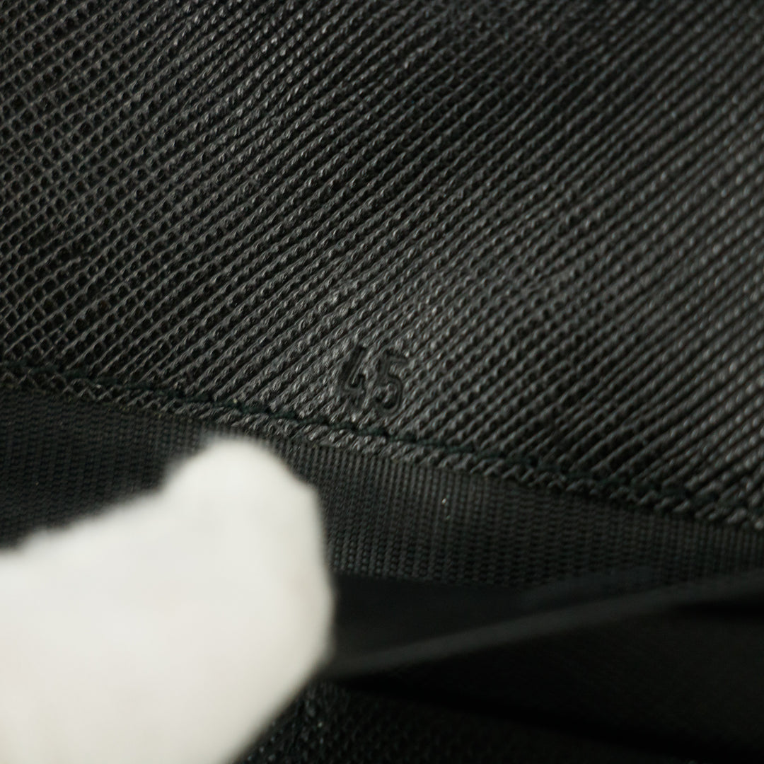 Prada Grey Nylon Triangular Logo Long Wallet #5162