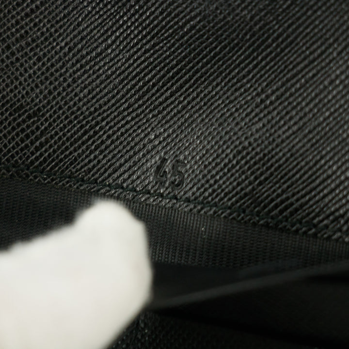 Prada Grey Nylon Triangular Logo Long Wallet #5162