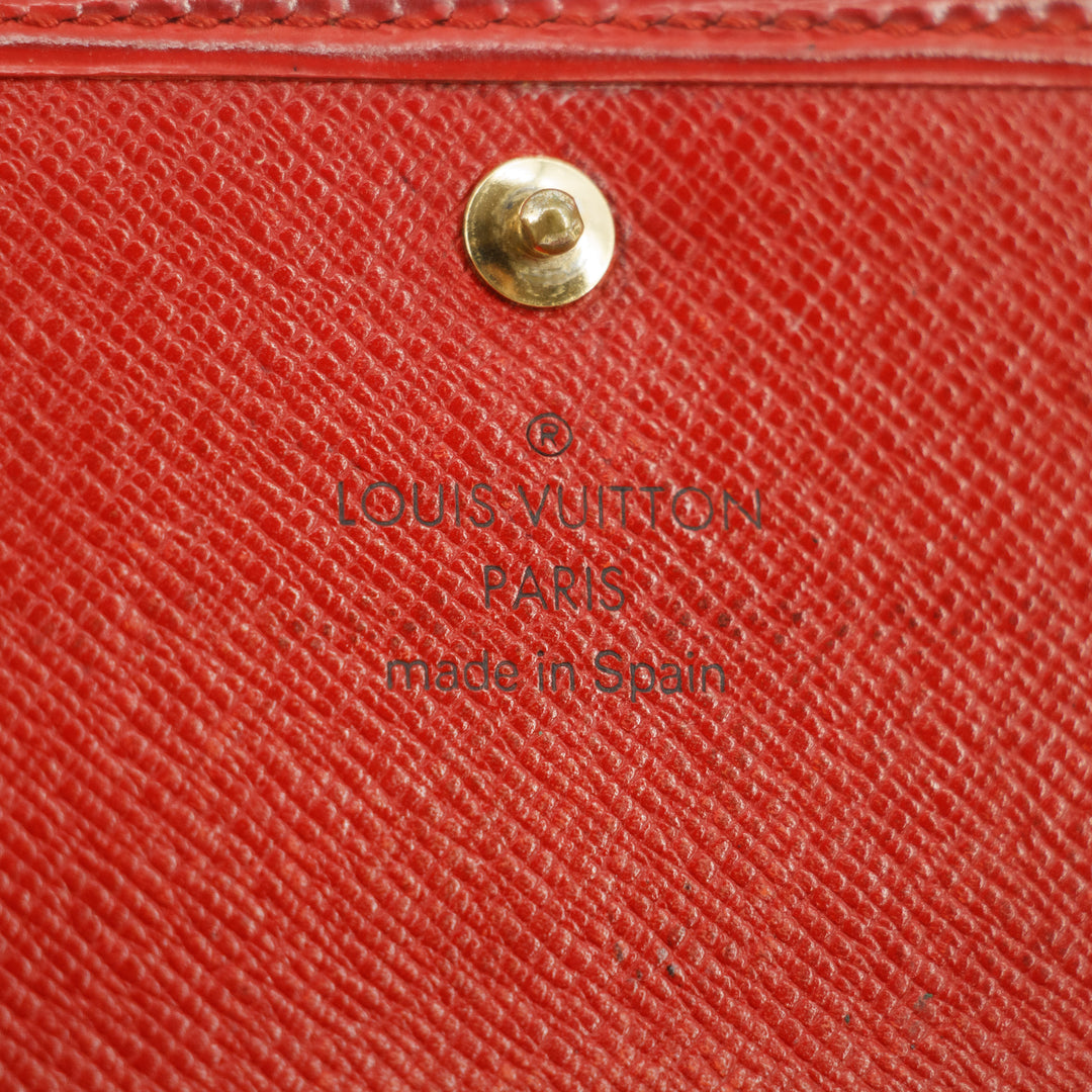 Louis Vuitton Red Epi Leather Long Wallet #5164