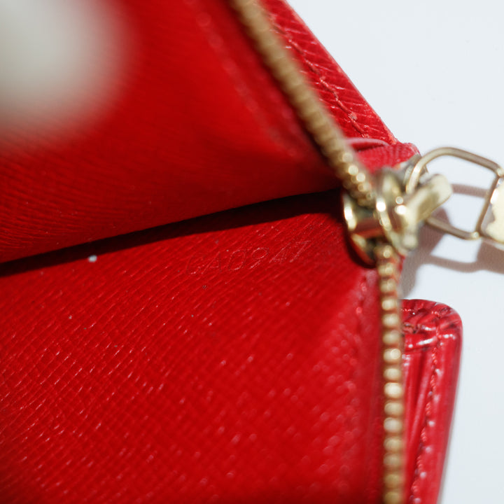 Louis Vuitton Red Epi Leather Long Wallet #5164