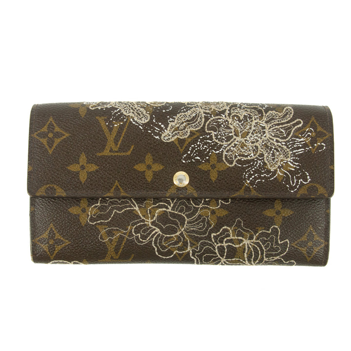 Louis Vuitton Monogram Canvas Dentelle Sarah Long Wallet #5205