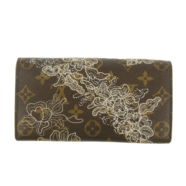 Louis Vuitton Monogram Canvas Dentelle Sarah Long Wallet #5205