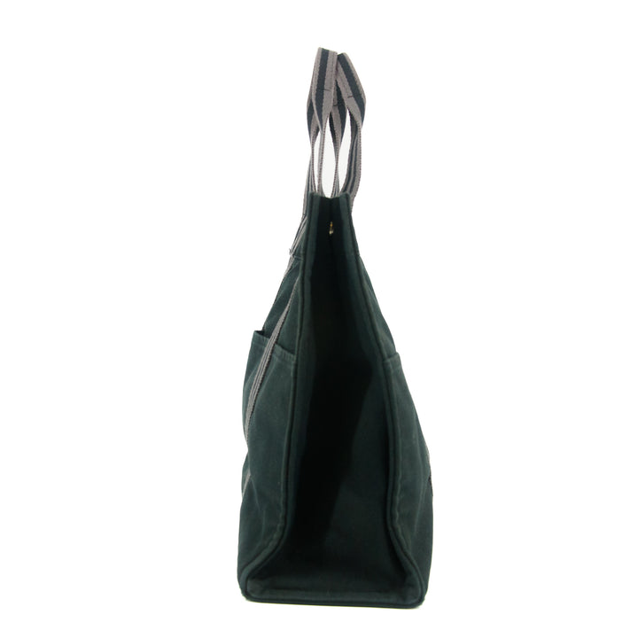 Hermes Fourre Toout Canvas Black Tote #5236