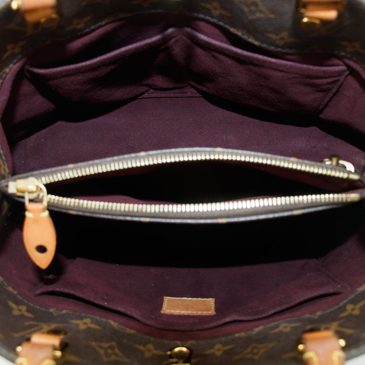 Louis Vuittton Monogram Canvas Brown Montaigne MM Handle Bag #5286
