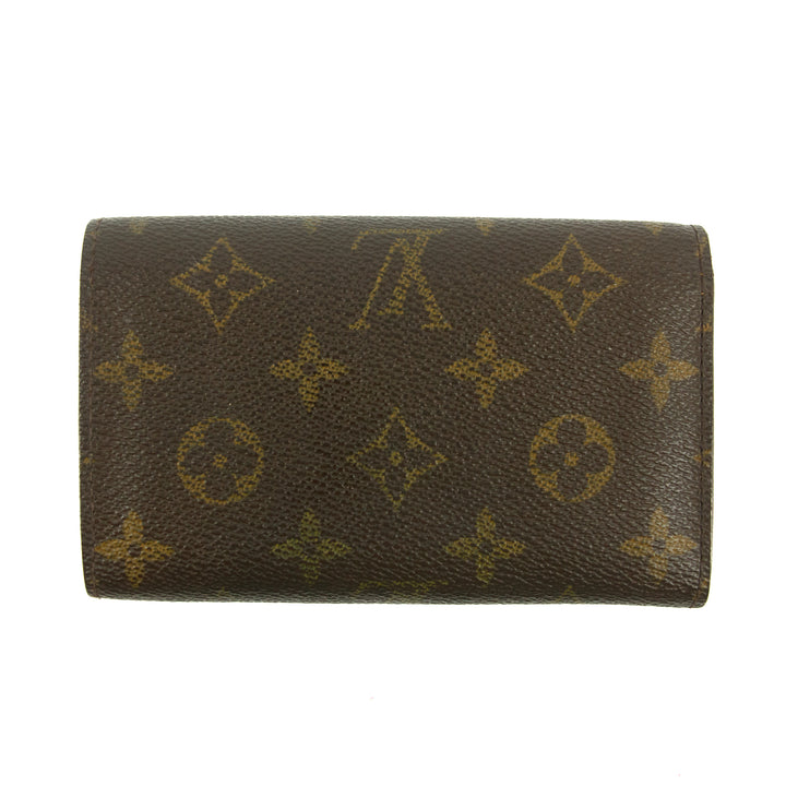 Louis Vuitton Monogram Canvas Brown Porte Tresor Wallet Wallet #5400