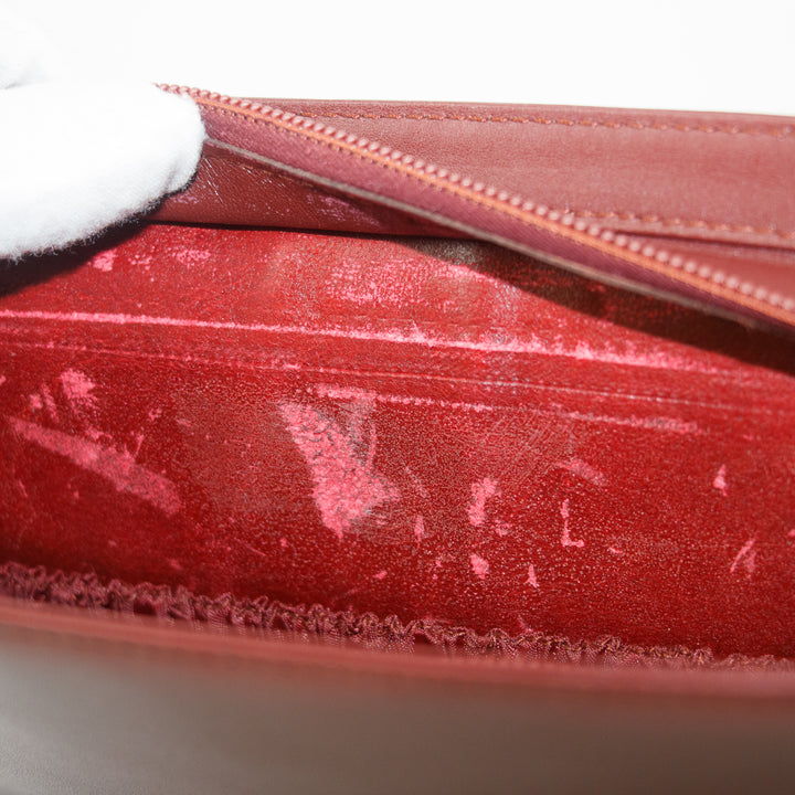 Cartier Must de Cartier Red Leather Portfolio Clutch  #5746