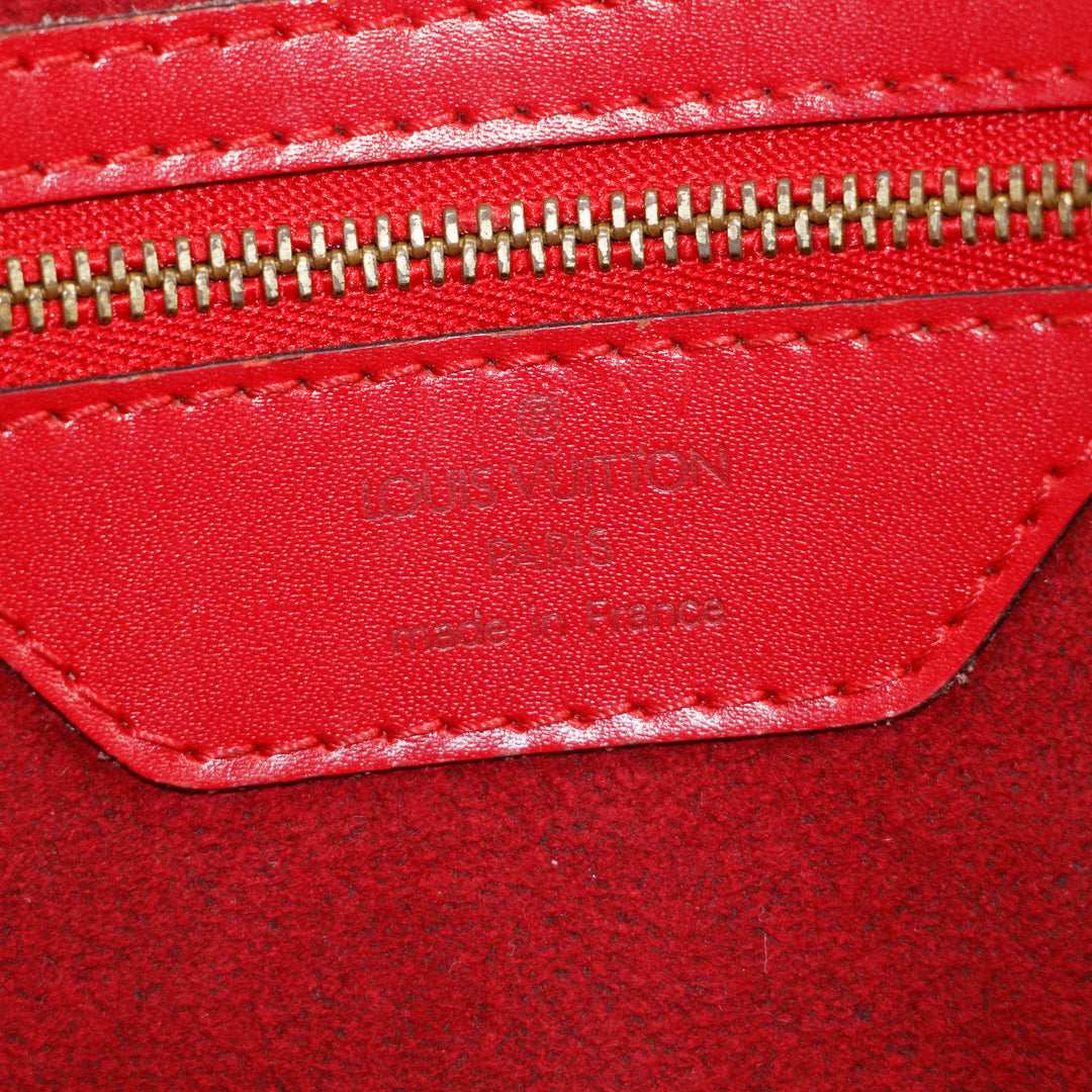 Louis Vuitton Red Epi Saint Jacques Shoulder Bag #5785