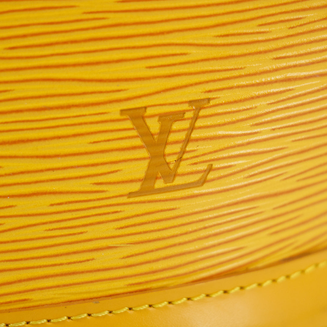 Louis Vuitton Epi Saint Jacquesr Yellow Top Handle Bag  #5788