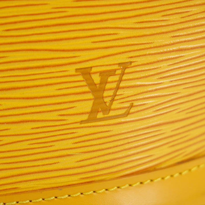 Louis Vuitton Epi Saint Jacquesr Yellow Top Handle Bag  #5788