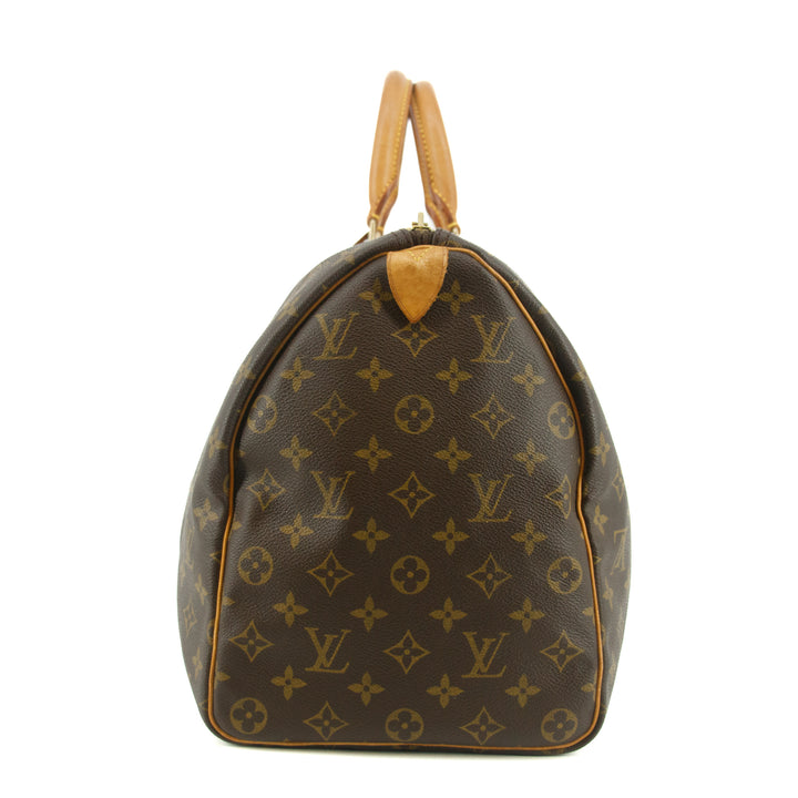 Louis Vuitton Monogram Canvas Brown Keepall 45 Boston Bag #6027