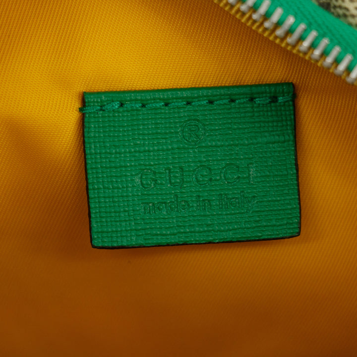 Gucci Brown GG Supreme Sherry Line PVC Kids Waist Bag #7687
