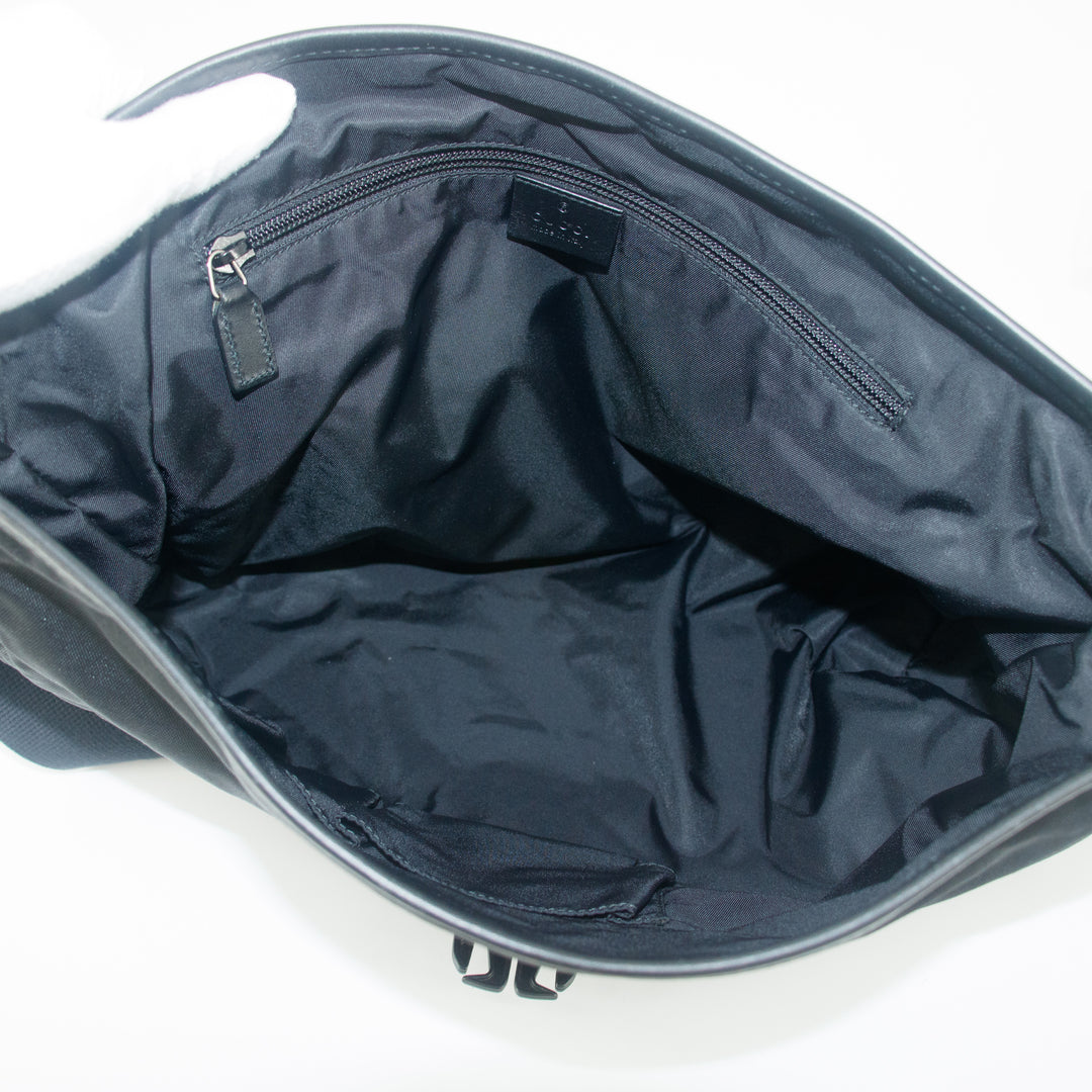 Gucci Black Nylon Tessuto Crossbody Bag #7705