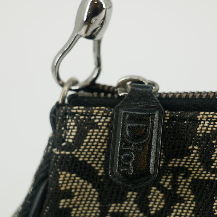 Christian Dior Blue Trotter Oblique Mini Pochette Accessories Shoulder Bag #8531