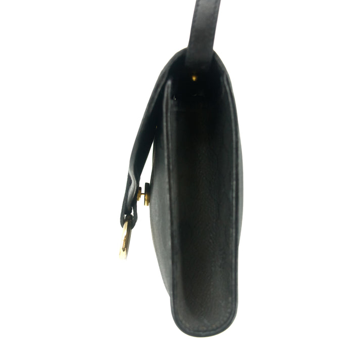 Christian Dior Black Honeycomb PVC Crossbody Bag #8571