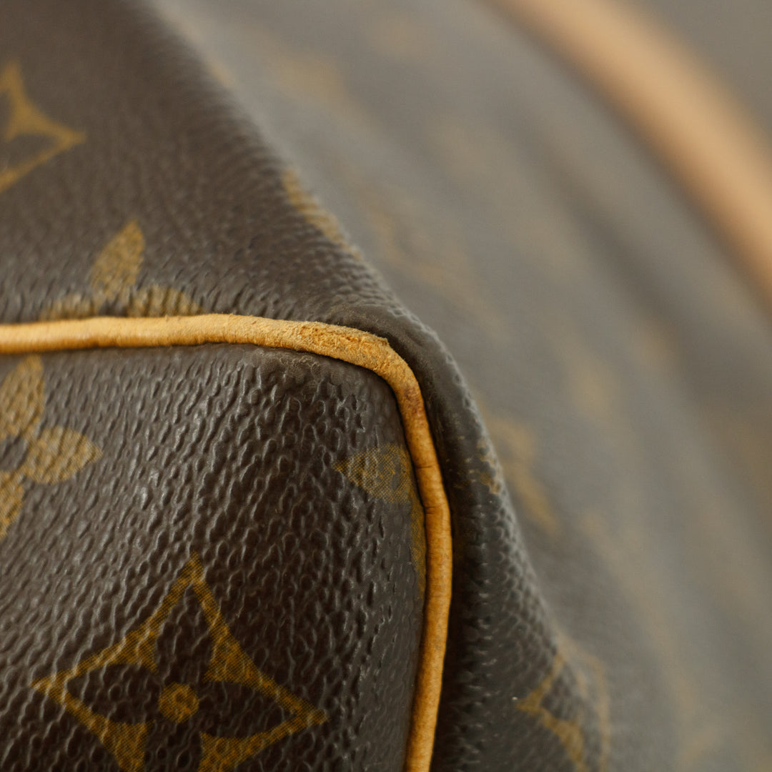 Louis Vuitton Mongoram Canvas Brown Keepall Boston Bag #8925