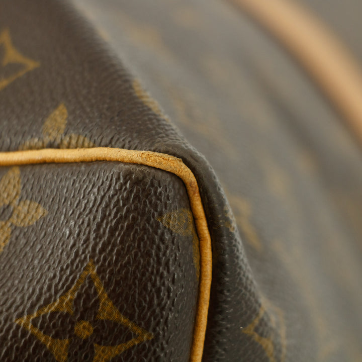 Louis Vuitton Mongoram Canvas Brown Keepall Boston Bag #8925