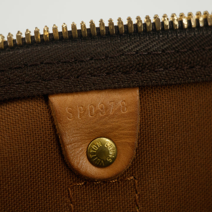 Louis Vuitton Mongoram Canvas Brown Keepall Boston Bag #8925
