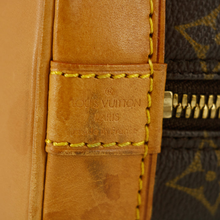 Louis Vuitton Monogram Canvas Brown Alma PM Tote Bag #8926
