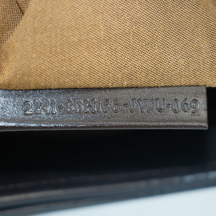 Fendi Shoulder Bag Zucca Canvas Leather Khaki Brown #9210