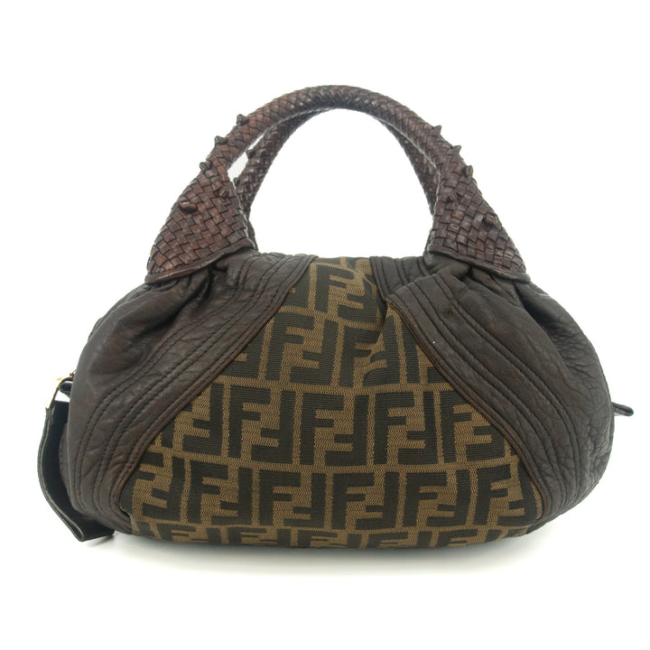 Fendi Brown Zucca Spy Canvas FF Tote Bag #9216