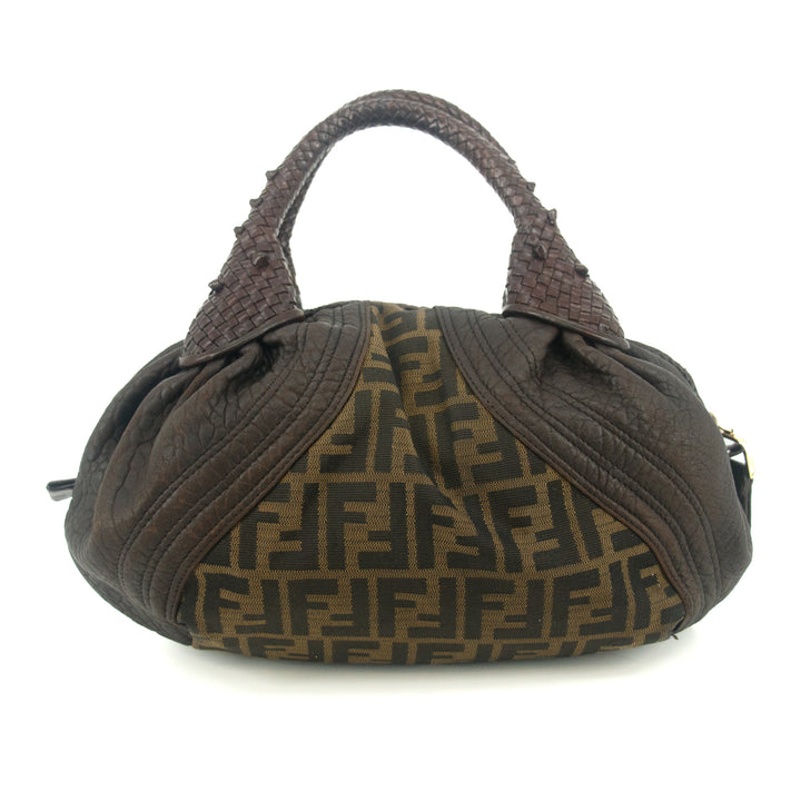 Fendi Brown Zucca Spy Canvas FF Tote Bag #9216