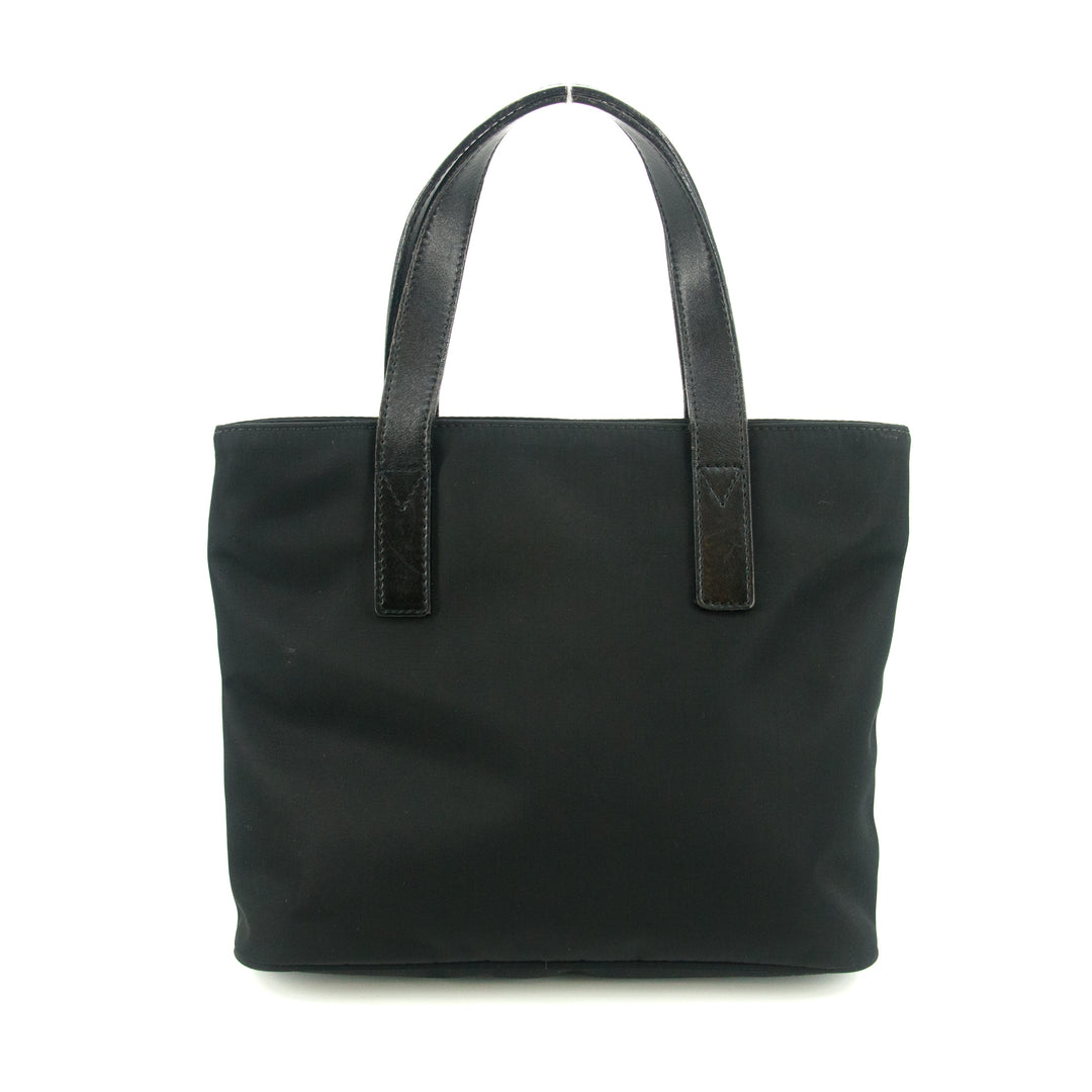 Fendi Black Nylon x Leather Shoulder Bag #9239