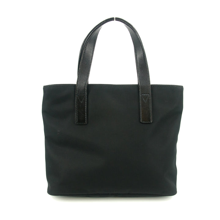 Fendi Black Nylon x Leather Shoulder Bag #9239