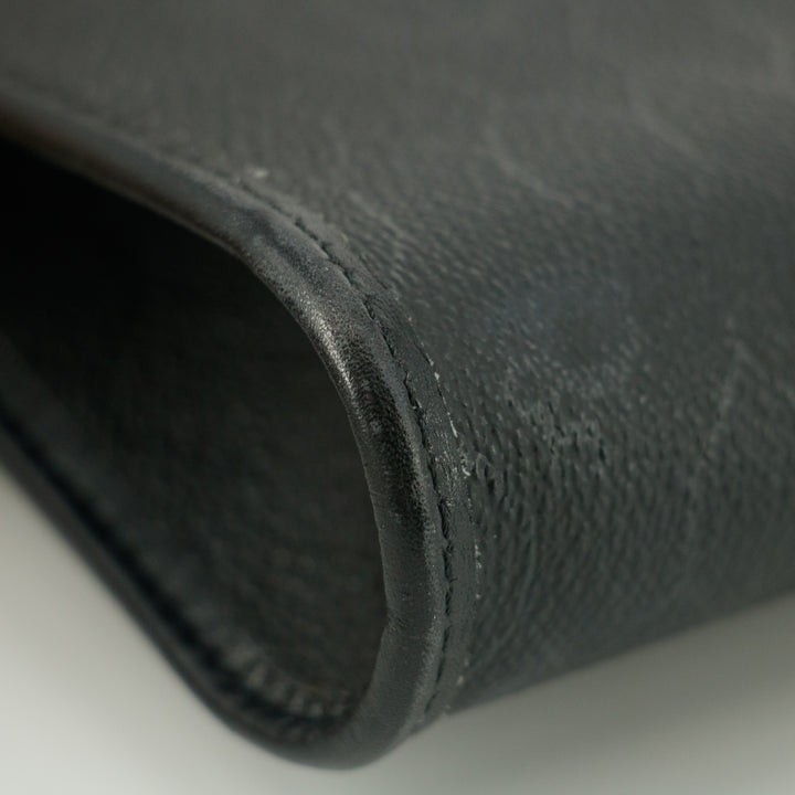 Christian Dior Black Honeycomb PVC Crossbody Bag #9257