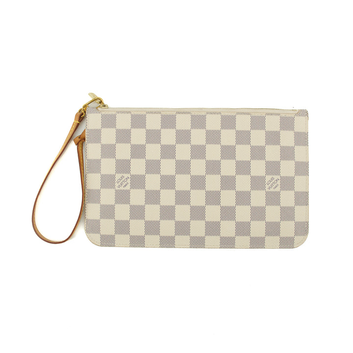 Louis Vuitton Damier Azur White Insert Pouch #9264