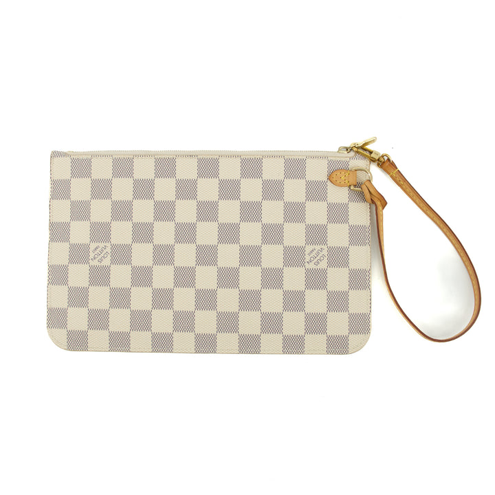 Louis Vuitton Damier Azur White Insert Pouch #9264